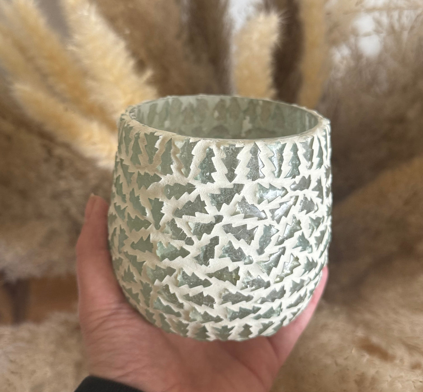 Christmas Tree Ceramic Jar