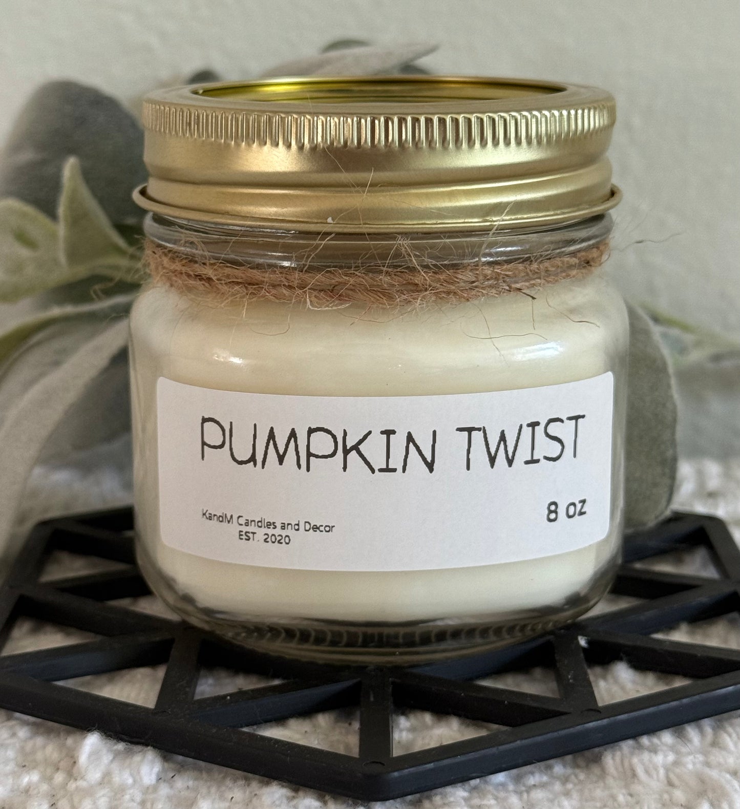 8oz Mason Jar Soy Candle