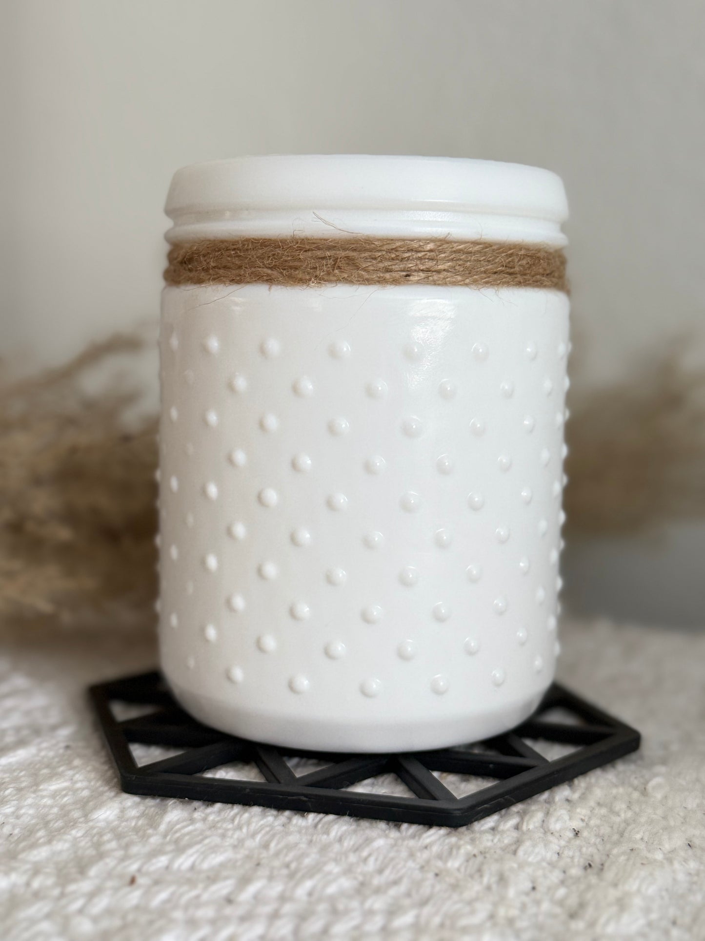 White Bubble Jar