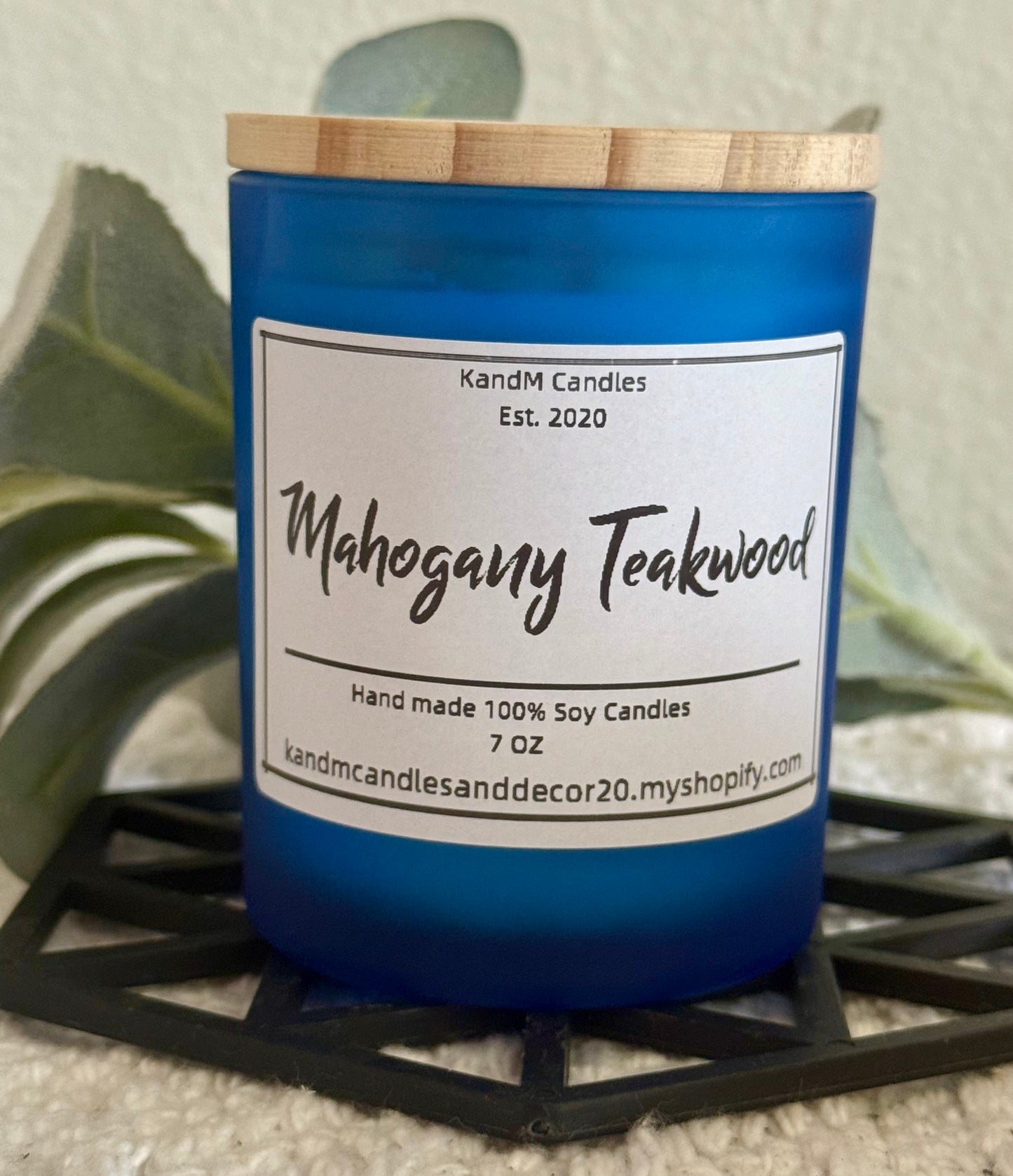 Blue Jar Candle