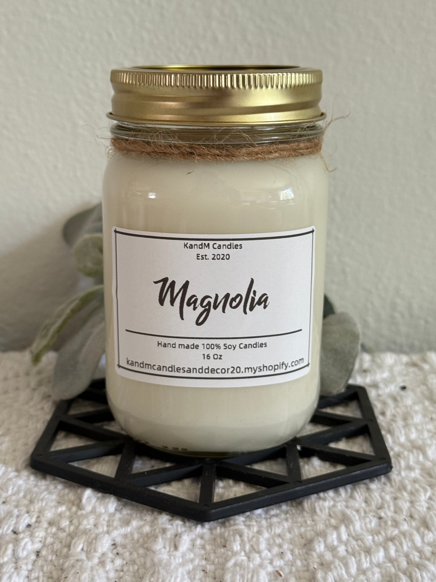 16oz Soy Mason Jar Candle