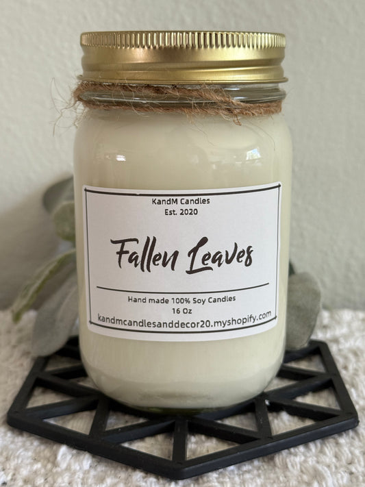16oz Soy Mason Jar Candle