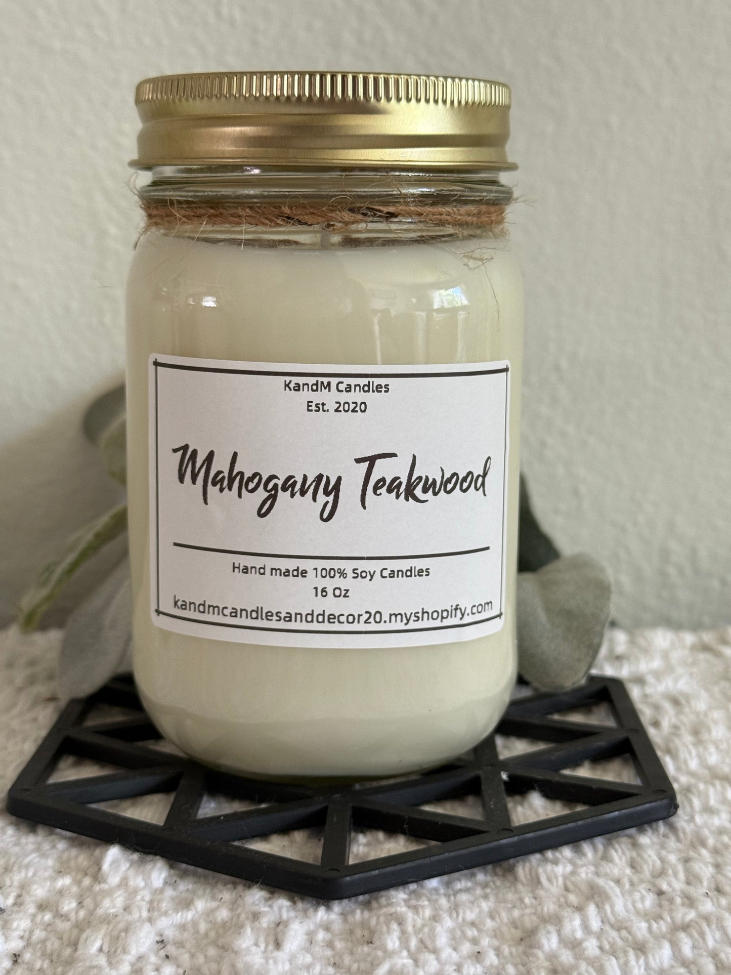 16oz Soy Mason Jar Candle