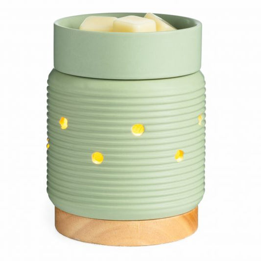 Sage Wood illumination tart warmer