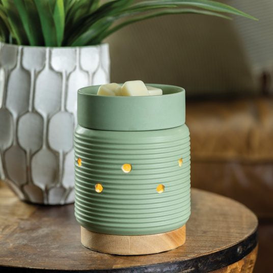 Sage Wood illumination tart warmer